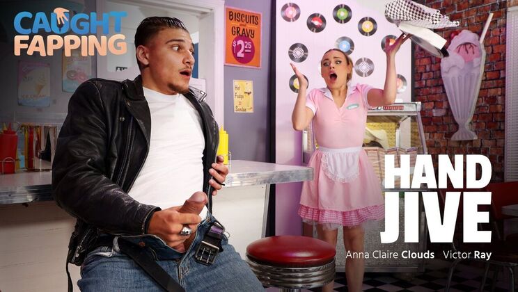 Cumshot Frenzy with Blonde Beauty Anna Claire Clouds