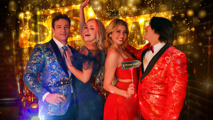 [SisSwap] - Prom Queens Go Wild with 69 Fun - Jayden Marcos - Khloe Kingsley - Stella Luxx - Axel Haze