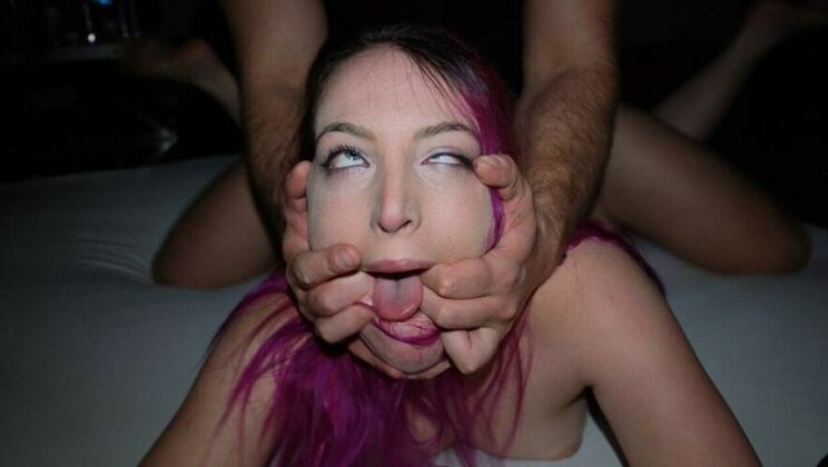 [PornForce] - Shaved Amateur Liz Rainbow Gets Cum Covered In Threesome - Liz Rainbow - MrBigFatDick - Butt Spencer