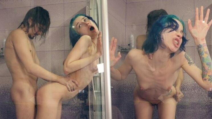 [PornForce] - Russian Petite Teen Laruna Mave's Shower Fun - Laruna Mave