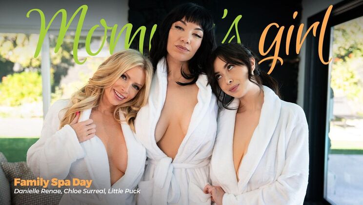 [Girlsway] - Big Tit Stepmoms Get Down and Dirty - Little Puck - Chloe Surreal - Danielle Renae