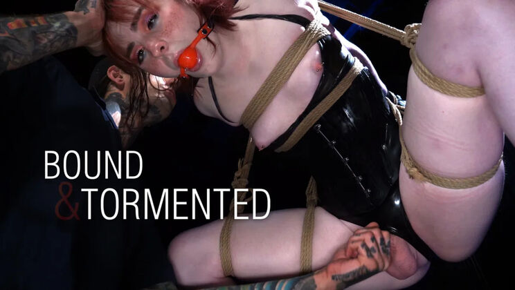 [TSSeduction(Kink)] - Brunette Babe Ella Hollywood in BDSM Suspension - Ruckus - Ella Hollywood