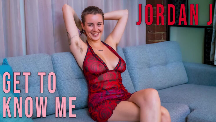 [GirlsOutWest] - Jordan J - Solo Hairy Brunette Fun - Jordan J