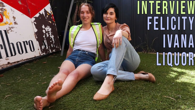 [GirlsOutWest] - Felicity and Ivana Liquor Get Intimate Outdoors - Felicity - Ivana Liquor