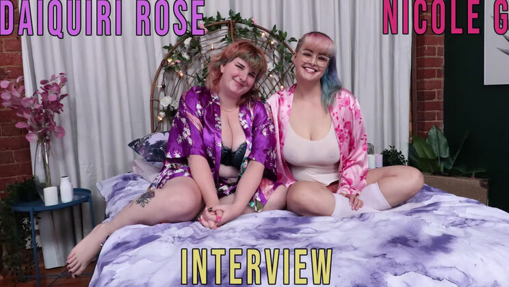 [GirlsOutWest] - Glasses & Big Tits - Daiquiri Rose & Nicole G's Interview - Daiquiri Rose - Nicole G