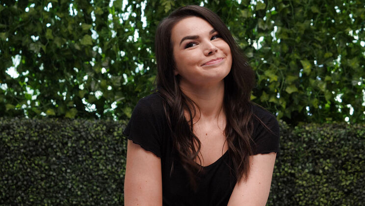 Gemma Performs a Double Blowjob