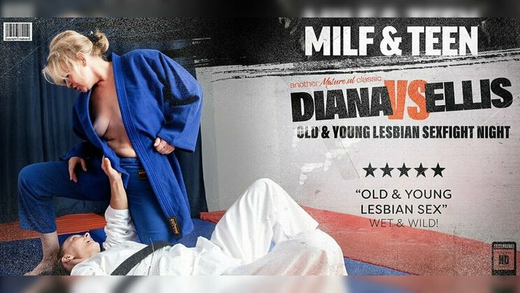 [Mature.nl] - Face Sitting and 69: Diana and Ellis in Lesbian Sex
