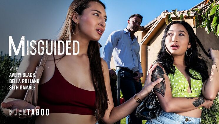 [PureTaboo] - Asian Teen's First Interracial Threesome - Seth Gamble - Bella Rolland - Avery Black