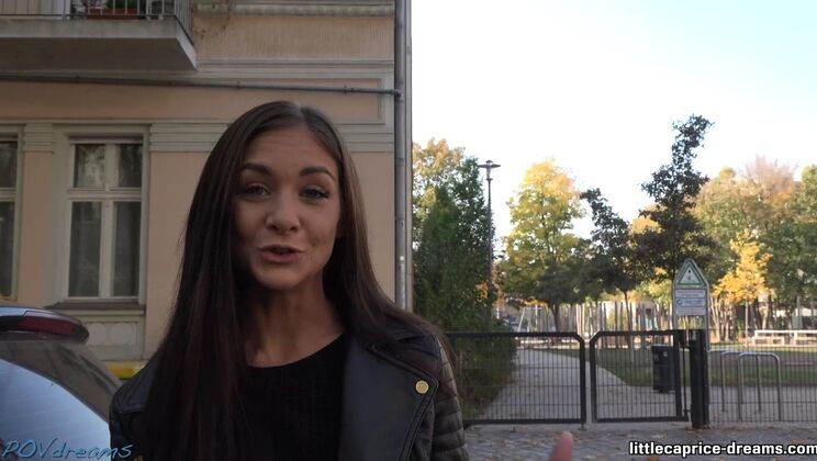 German Skinny Chick Lullu Gun in Blowjob