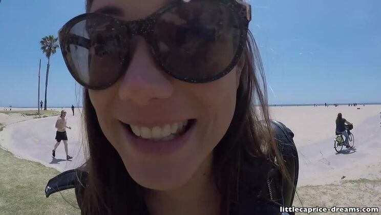 Brunette Bombshell LittleCaprice and Marcello Bravo in USA