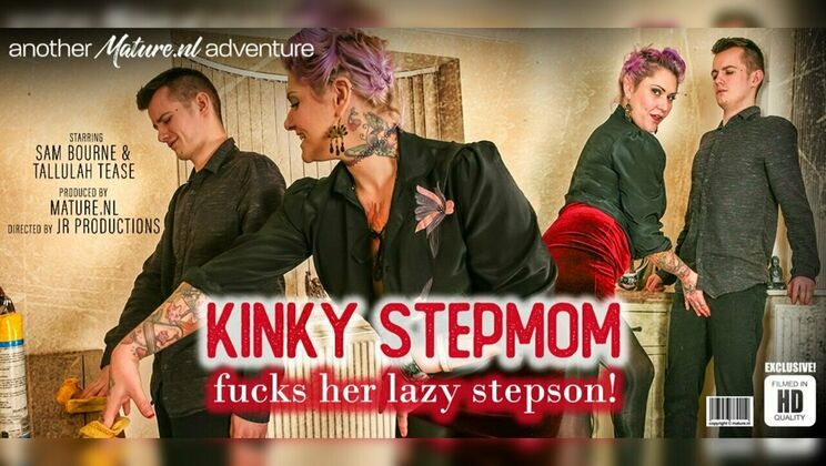 [Mature.nl] - Mature Stepmon Fucks Stepson in Short Hair! - Sam Bourne - Tallulah Tease (EU)