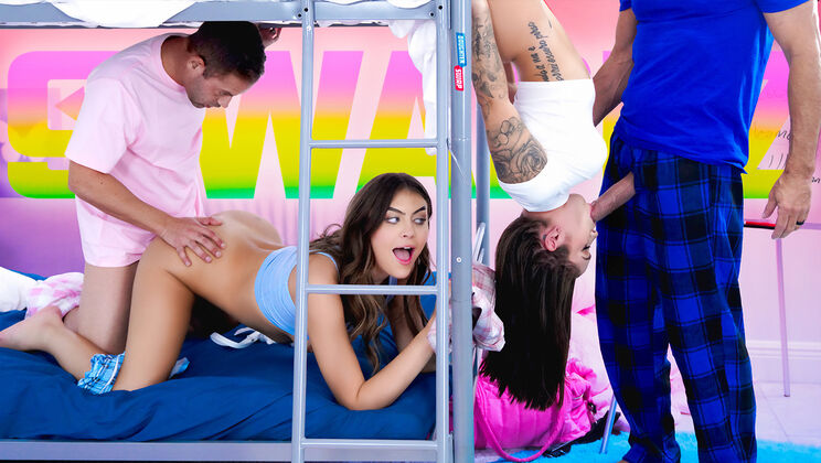 [DaughterSwap] - College Swap Day: Thong and Spanking Action - Nicky Rebel - Selina Bentz - Peter Fitzwell - Bunny Fae