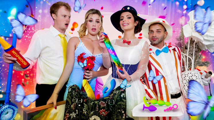 [MYLFwood] - Blonde MILF Ashley's Big Ass Foursome