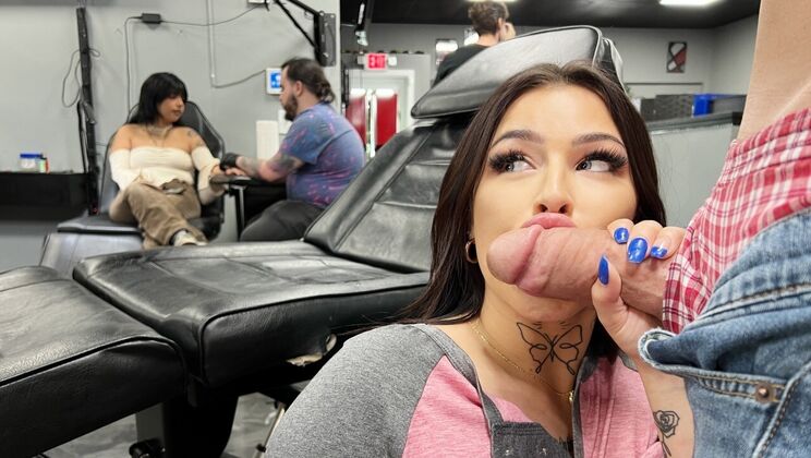 [MOFOS] - Naughty Tattoo Shop Fun - Tyler Steel - Diamond Franco