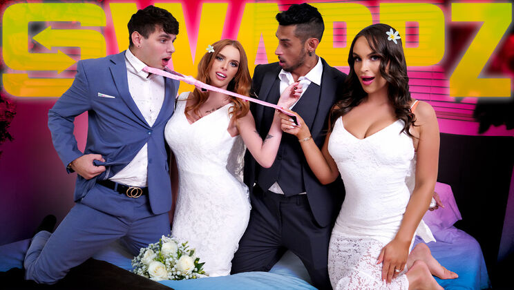[MomSwap] - Bride’s Wild Last Night - Stepmom Threesome & Blowjob - Teal Conrad - Kai Jaxon - Mike Skywalker - Jessica Aaren