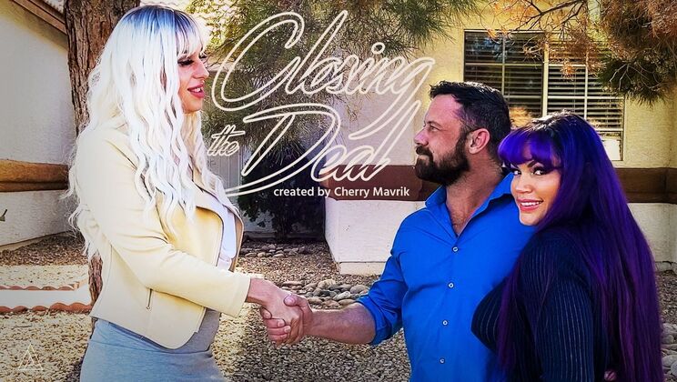 [ModelTime] - Blonde & Brunette Take Turns on Big Dick - Pussy Licking & Rimming