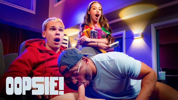 [Oopsie!] - Black & White Threesome – Tony Sting & Dillon Diaz Tag Team Spencer Bradley - Dillon Diaz - Spencer Bradley - Tony Sting