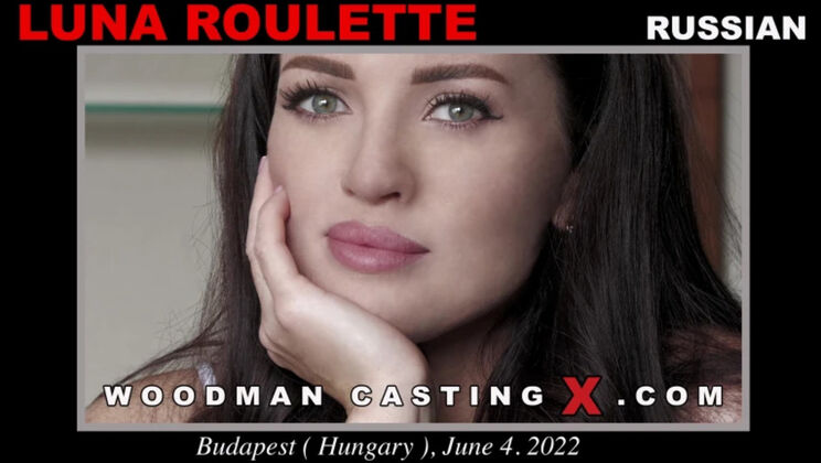 [WoodmanCasting] - Luna Roulette's First Time Anal Casting - Luna Roulette