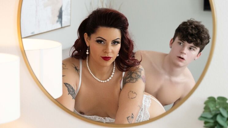 [TransAngels] -  Stepson Silas Brooks Fucks MILF June Ferrari  - June Ferrari - Silas Brooks