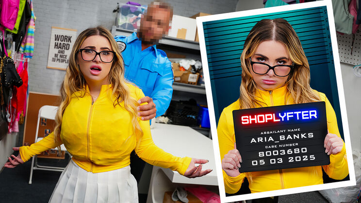 [Shoplyfter] - Blonde Brat Aria Banks Bra Play BJ - Aria Banks - London Ford
