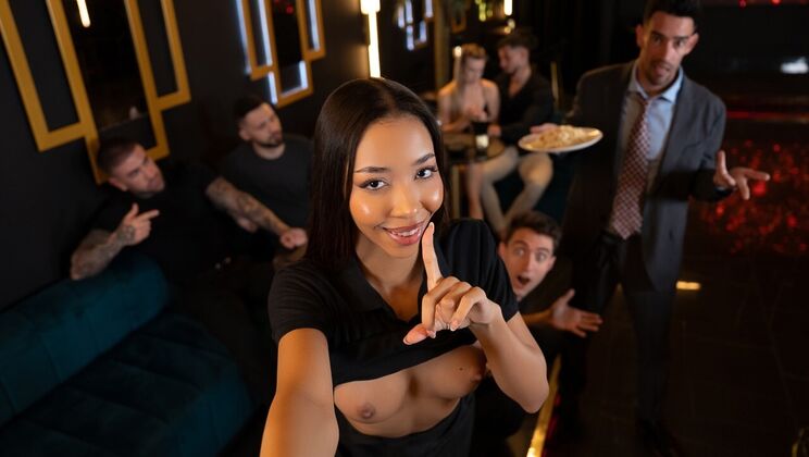 [RKPrime] - Missionary Fuck with Hot Asian Waitress - Jimmy Bud - Lia Lin