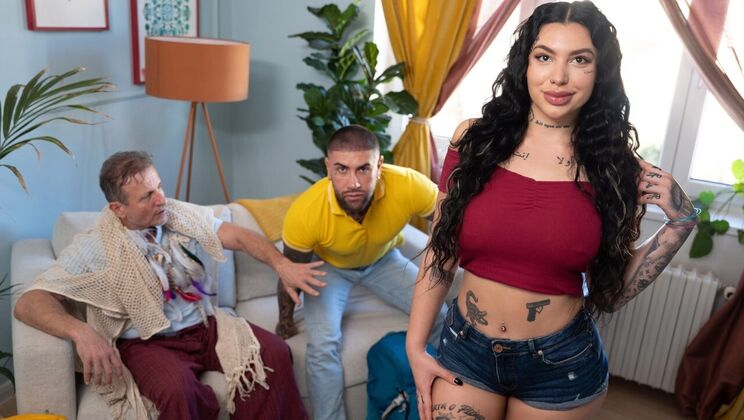 [FakeHostel] - Amateur Nala Takes Big Cock Deepthroat - George Uhl - Nestor Zarc - Sexy Nala