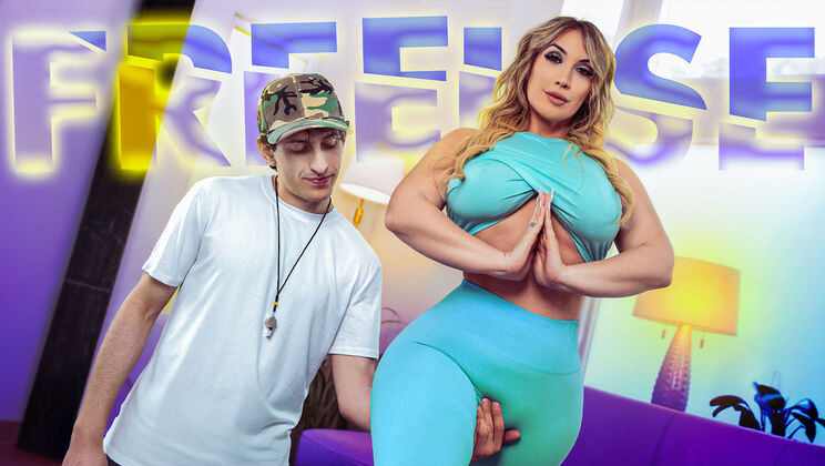 [FreeUseMilf] - Mia James Celebrates with a Blowjob and Facial