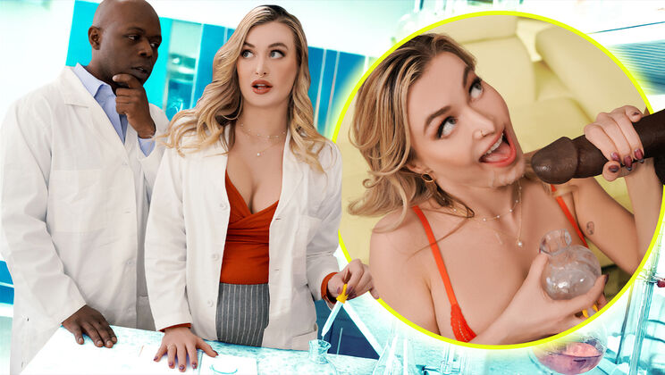[BBCParadise] - Hot Scientist Natalia Starr Takes Black Dick Hard - Natalia Starr - Will Tile