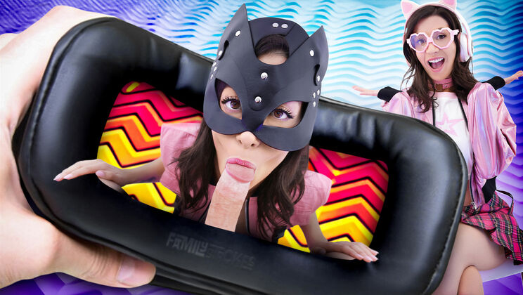 [SisLovesMe] - Brunette Natalie Takes Joshua's Cum in VR - Natalie Brooks - Joshua Lewis