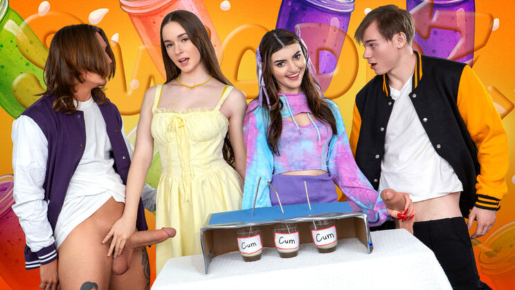 [SisSwap] - Hairy Pussy Babe Takes Double Penetration in Foursome - Hazel Moore - Anthony Pierce - Axel Haze - Pixie Smalls - Julia James