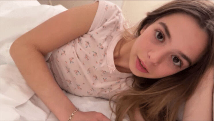 [FamilyTherapy] - Hot Summer Night with Tiny Teen Molly Little - POV Cumshot - Molly Little