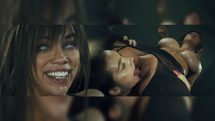 [Parasited] - Lesbian Scissoring with Big Tits Octokuro & Matty Mila - Octokuro - Matty Mila