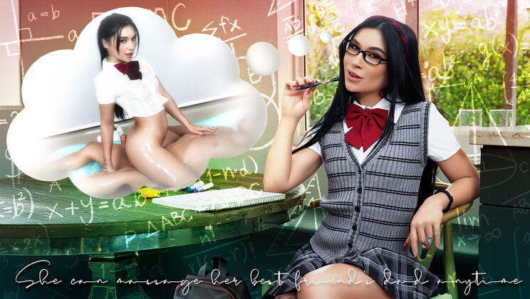 [TeenPies] - Rubbing Her Skinny Body to Orgasm - Nicky Rebel - Delilah Dagger