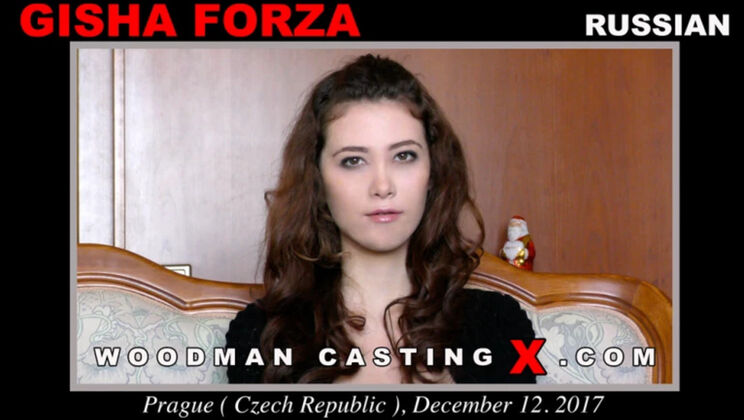 [WoodmanCasting] - Gisha Forza Casting: Skinny Girl Rough Anal & Ass to Mouth