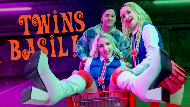 [StepSiblings] - Twin Stepsisters’ Naughty Blowjob and Facial! Oh, Behave! - Connor Kennedy - Eva Nyx - Khloe Kingsley