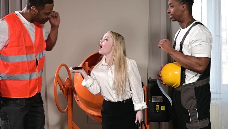 [PornWorld] - Haley Spades Gets Reverse Cowgirl DP with BBC Construction Crew - Jesus Reyes - Darrell Deeps - Haley Spades