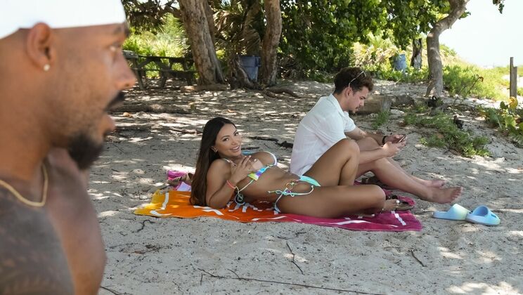 [RKPrime] - Beach Anal: Big Cock in Amateur Latina - Dickdealer Don - Brandy Salazar