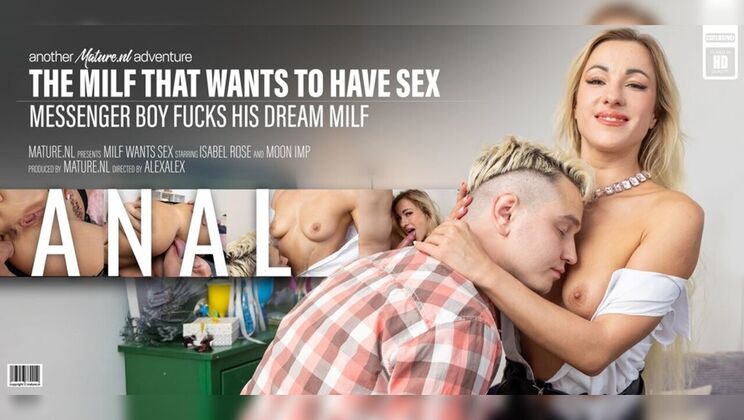 [Mature.nl] - Mature Woman's Anal Fantasy Comes True - Moon Imp - Isabel Rose