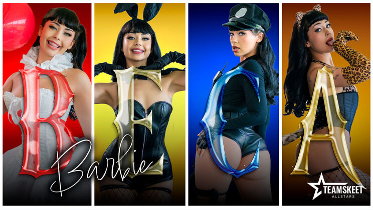 [TeamSkeetAllStars] - Slutty Latina Gets Fucked in Chokers - Charles Dera - Beca Barbie