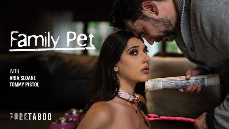 [PureTaboo] - Young Brunette Submissive to Stepdad - Tommy Pistol - Aria Sloane