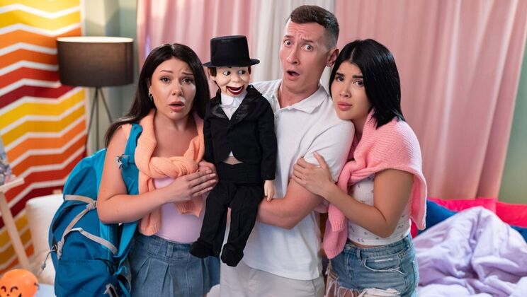 [FakeHostel] - FFM Deepthroat and Double Blowjob Fun - Charlie Dean - Lady Dee - Lola Bratz