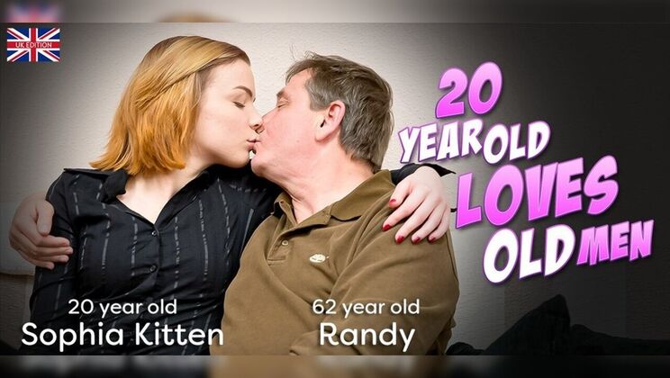 [Mature.nl] - Old & young sex: teen sucks and rides hard dick - Randy - Sophia Kitten