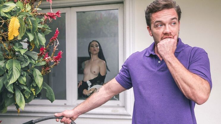 [DigitalPlayground] - Shaved Brunette Maid Fucked In Uniform - Kyle Mason - Bambi Black