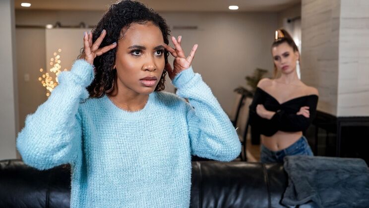 [DigitalPlayground] - Brunette babes Jill Kassady and Demi Sutra lick pussy in romantic comedy scene - Demi Sutra - Jill Kassidy