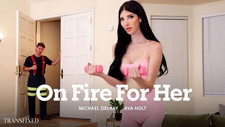 [Transfixed] - Shemale Uniform Fantasies - Michael DelRay - Ava Holt