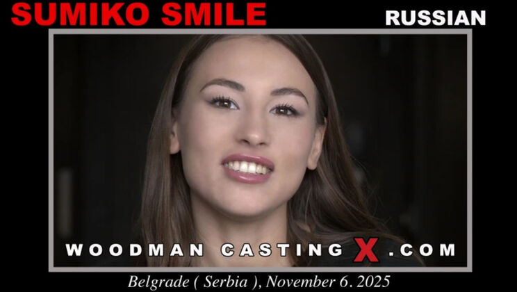 [WoodmanCasting] - Sumiko Smile First Anal & Squirt Casting Video - Sumiko Smile