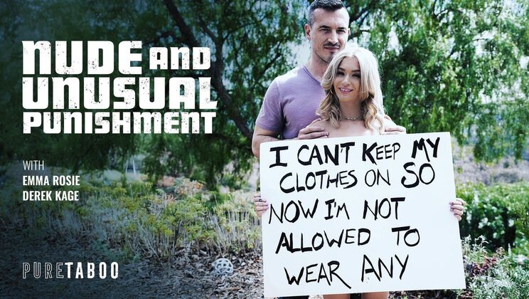 [PureTaboo] - Unusual Sex with Blonde Teen and Older Man - Emma Rosie - Derek Kage