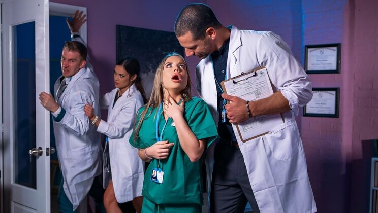 [DigitalPlayground] - Foot Fetish Scene: Sucking Toes & Footjob From Beautiful Nurse - Alessandra Jane - Jay Snakes