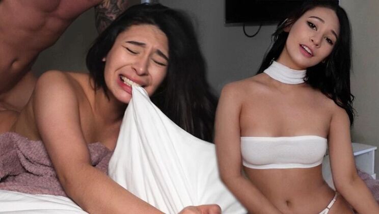 Teen Brunette Gets Pounded By Martin Spell