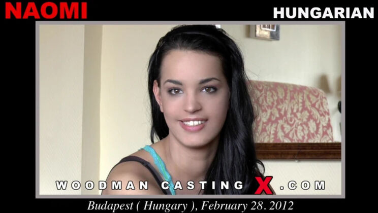 [WoodmanCasting] - Naomi's Casting: Blowjob, Deepthroat, and Rough Anal - Naomi